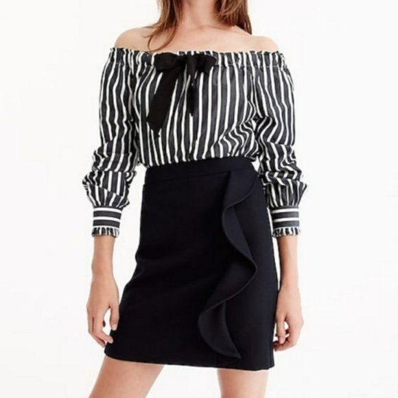 J.crew Wool side ruffle skirtsize 2P (91) - Picture 7 of 7